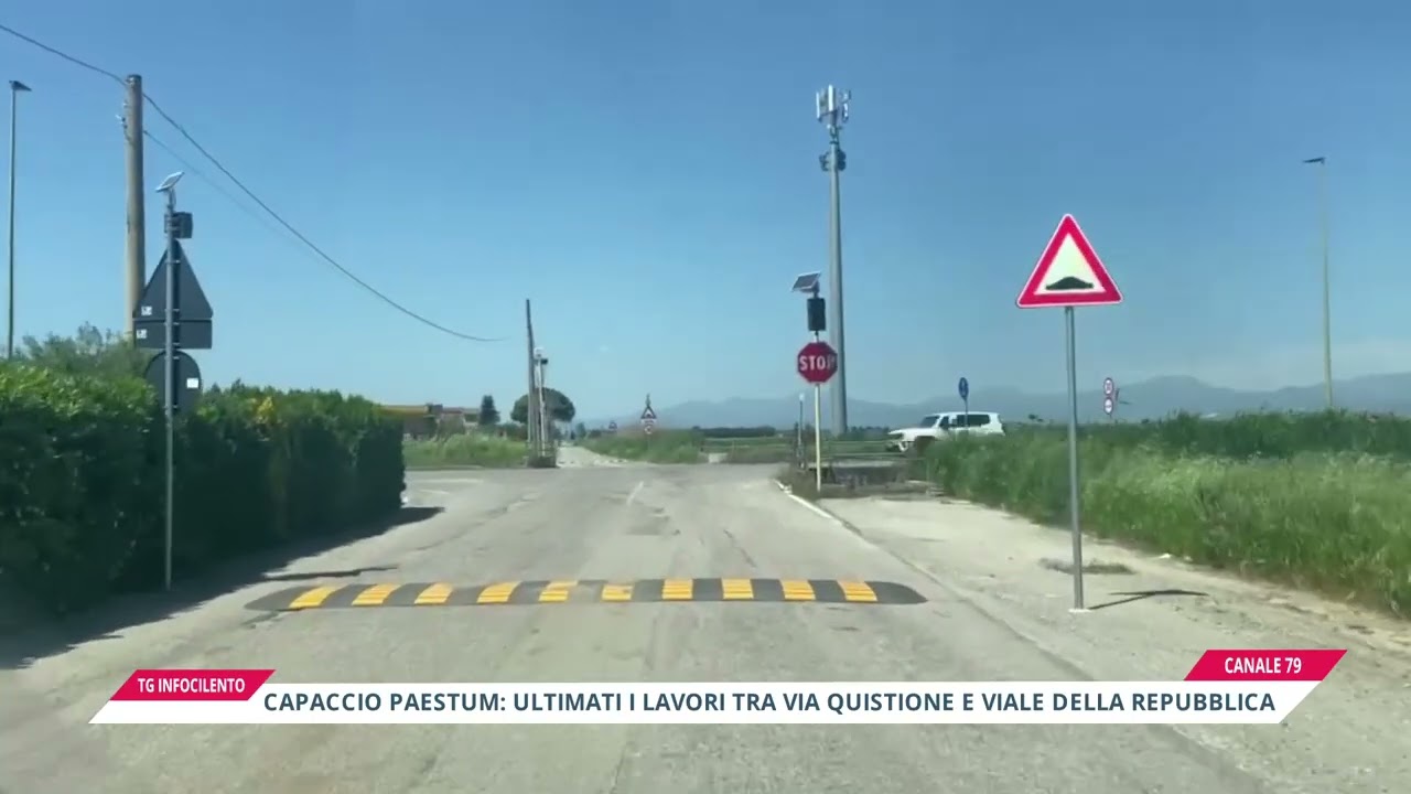 Sicurezza stradale: addio pericoli tra via Questione e viale della Repubblica a Capaccio Paestum