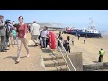 Hovercraft on Sandown beach