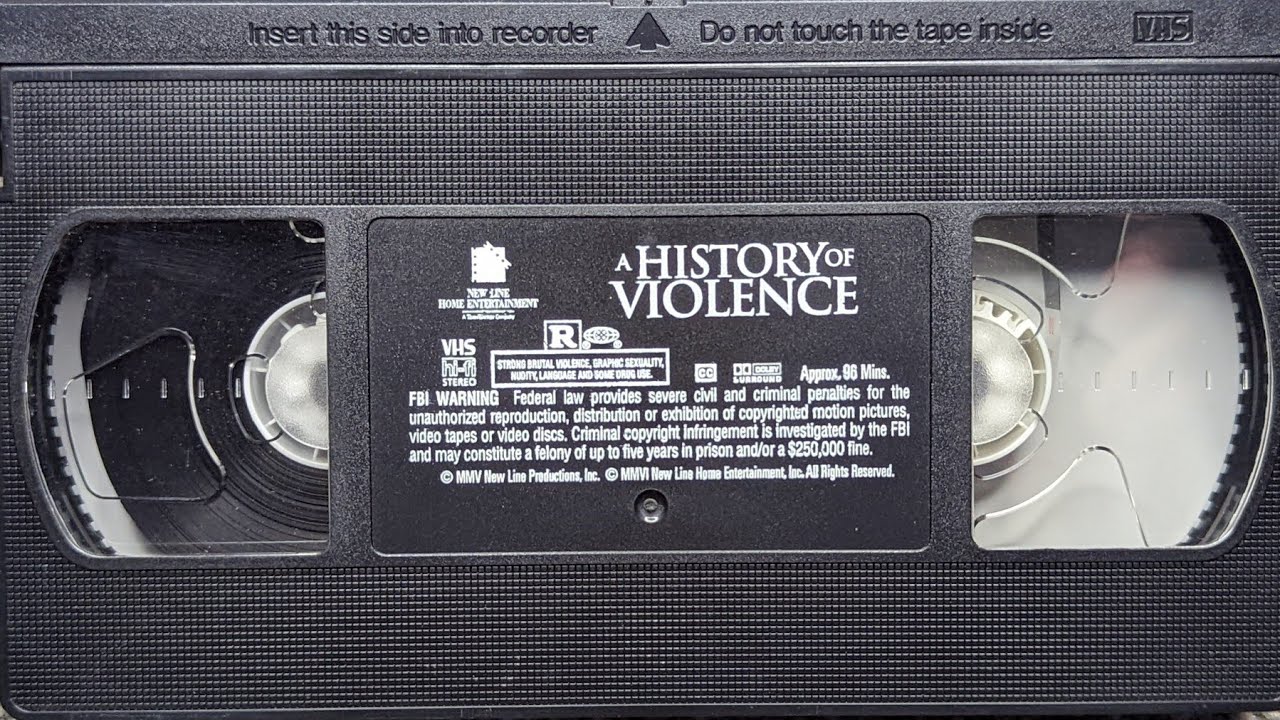 A History of Violence VHS PreShow YouTube