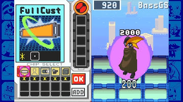 Megaman Battle Network 3 Blue—Easy Bass GS (No Buster Max or Giga Chips)