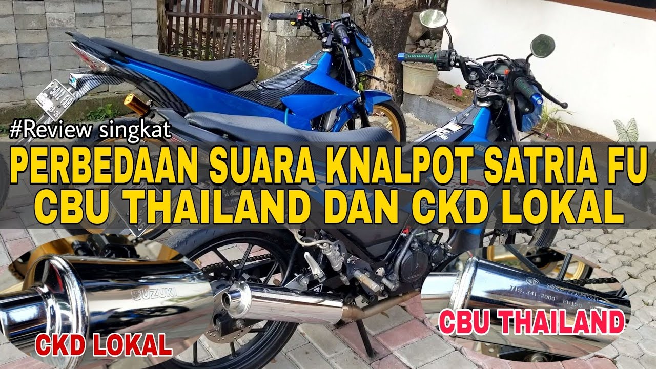 РАЗНИЦА В ЗВУКЕ ВЫПУСКА SATRIA CBU ТАИЛАНД И CKD НА ИНЖЕКТОРЕ SATRIA