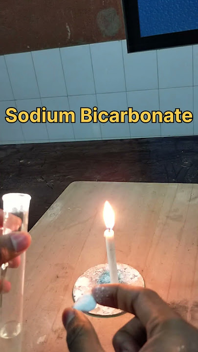 Carbon Dioxide gas | Production of CO2 | Reaction | Vinegar and Sodium Bicarbonate | Science