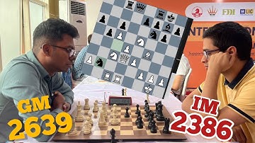 IM Viani beats Top Seed GM Sethuraman in 25 moves | 20th Delhi Open 2023