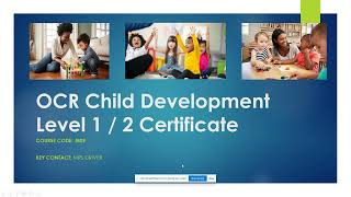 Year 8 Options - Child Development 2022