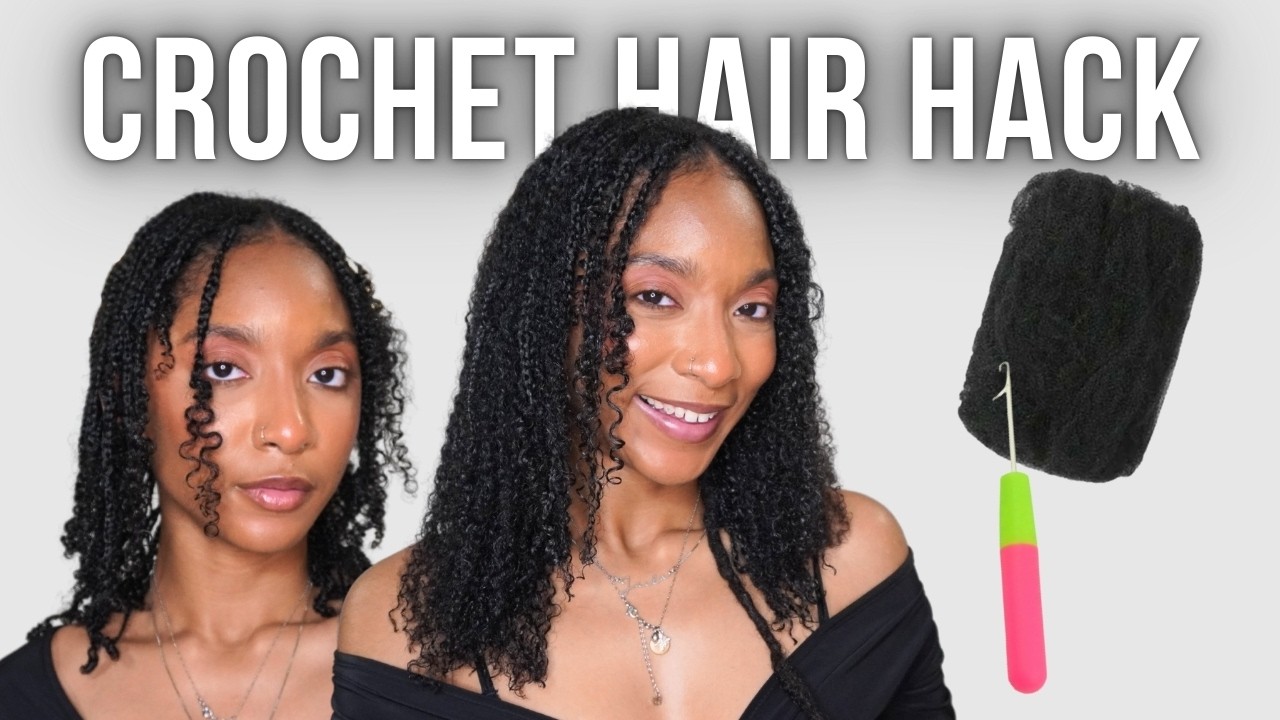 Пробую ВИРУСНЫЙ лайфхак по вязанию крючком! Мини-косички x Урок по вязанию крючком