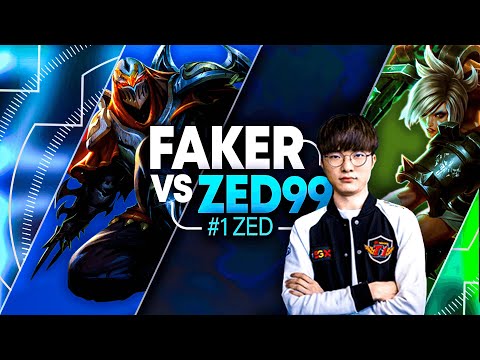 FAKER brings back RIVEN MID to counter #1 ZED WORLD! *INSANE MATCH-UP*