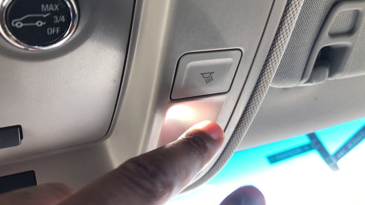Chevrolet Tahoe –  How To Turn On/Off Interior Ceiling Lights
