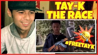 TAY-K x THE RACE #FREETAYK | Reaction Therapy