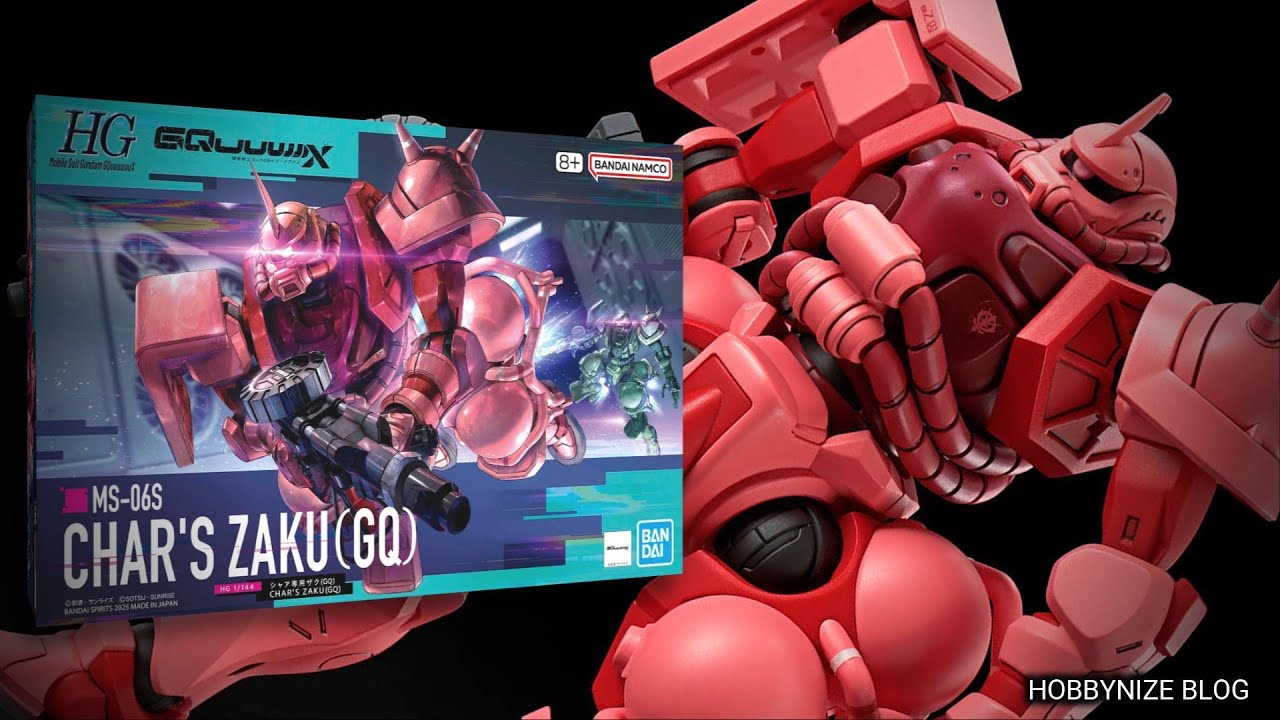 HG 1/144 Char's Zaku (GQ) / MOBILE SUIT GUNDAM GQUUUUUUX - YouTube