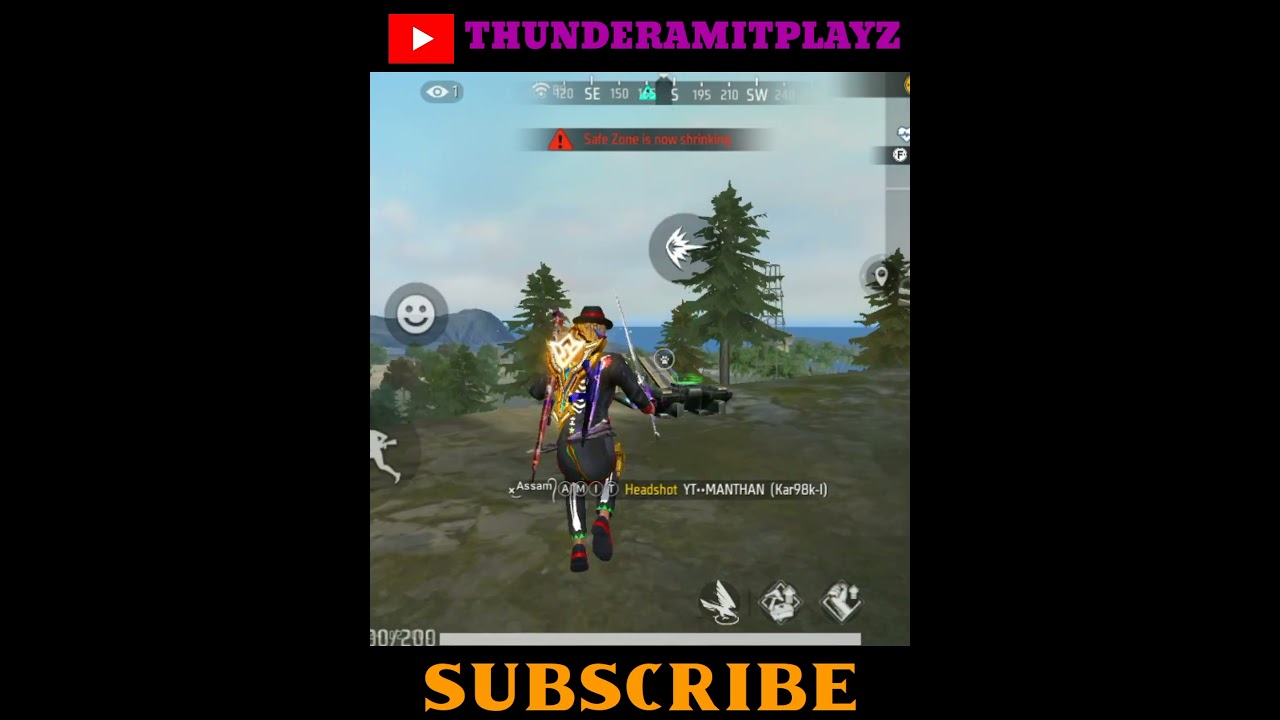 free fire | THUNDERAMITPLAYZ | FREE FIRE GAME PLAY |