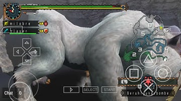 #mhfu #monsterhunter #psp Mosterhunter freedom Unite Multiplayer quick online Quest (ppsspp)