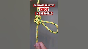 watch & Learn How To Make The Most Trusted Knot In The World Alpine Butterfly Knot #shorts #viral