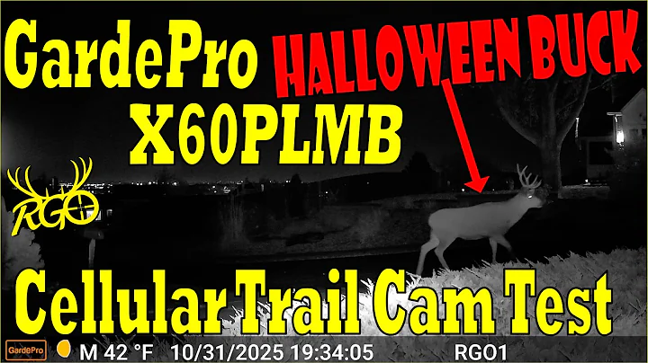 GardePro X60P Live Max Cellular Trail Camera Initial Review - RGO #499
