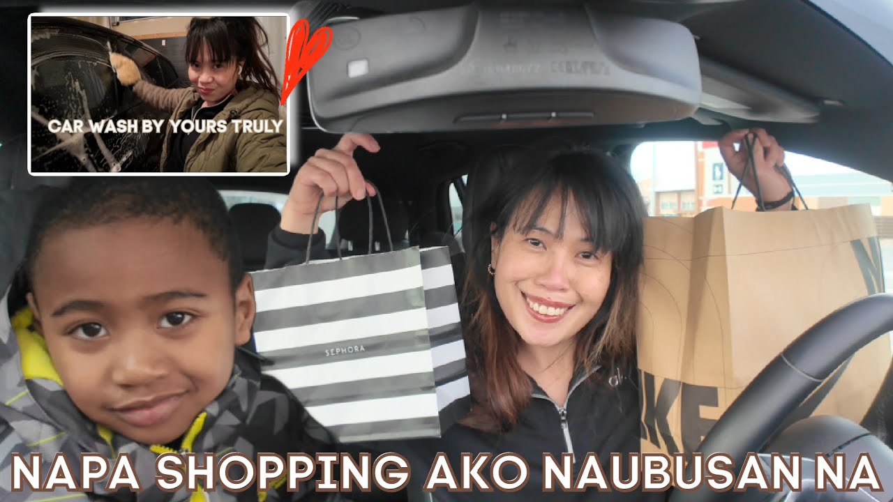 PINAY IN THE CANADA: SHOPPING TIME PLUS CAR WASH AT HOME | mylen D