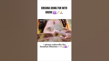 When Krishna teases Radha, even the universe smiles 💫❤️@Natraj_Edit #jaidmeel
