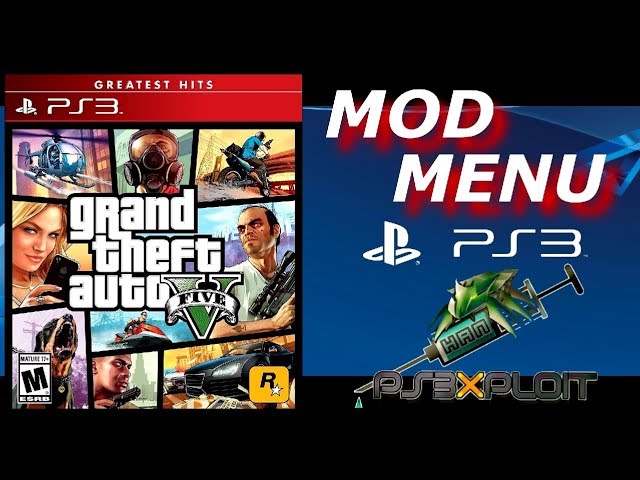 GTA 5 PS3 - MOD MENU, NO JAILBREAK!, OFW PS3