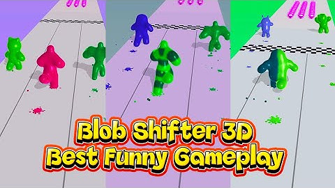 Blob Shifter 3D Change your shape & Win a race Gameplay @jacobhagus
