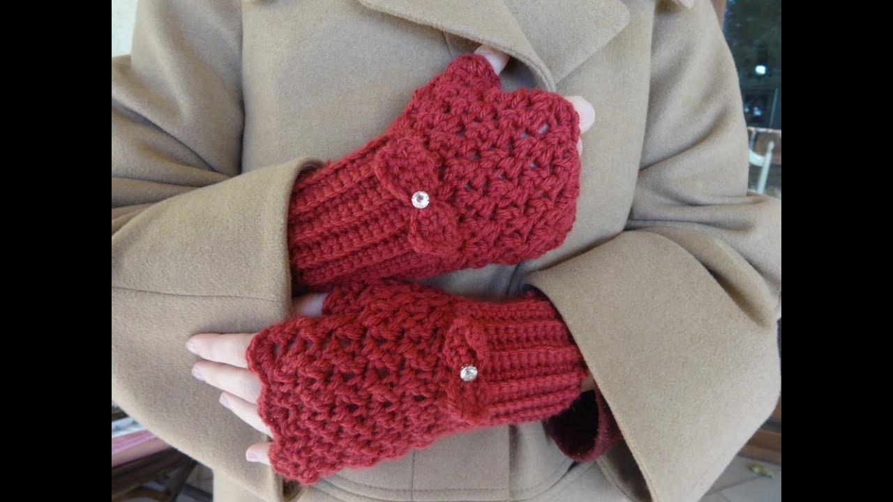 Εύκολα  γάντια.... με βελονάκι!