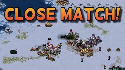 Red Alert 2 FFA Mayhem | Close Match on Kikematamitos Winter Map