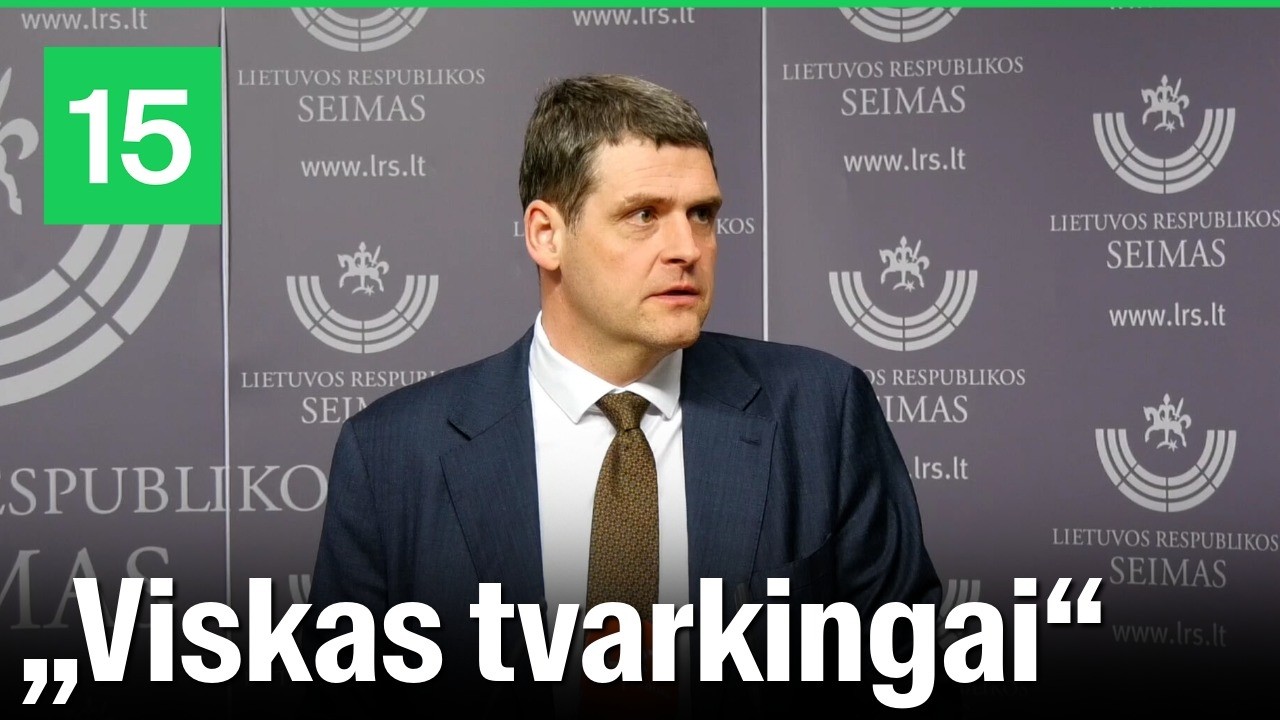 Remigijus Žemaitaitis: „VMI atlikom visas pareigas“