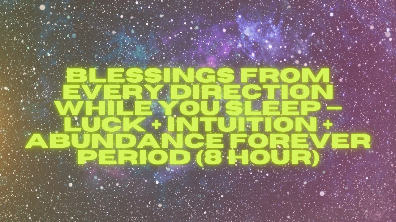 Watch wake up with the sharpest intuition and the most supernatural luck of your life (8 hour subliminal) on YouTube Watch wake up with the sharpest intuition and the most supernatural luck of your life (8 hour subliminal) on YouTube