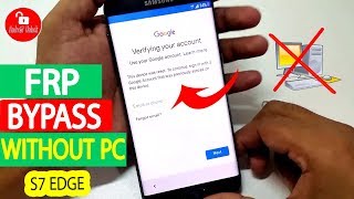(New) Bypass Google Account Samsung S7 Edge | Without Pc | Without Wifi #AndroidUnlock screenshot 4