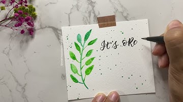 Simple background for calligraphy quote | creative corner by varsha | brush calligraphy