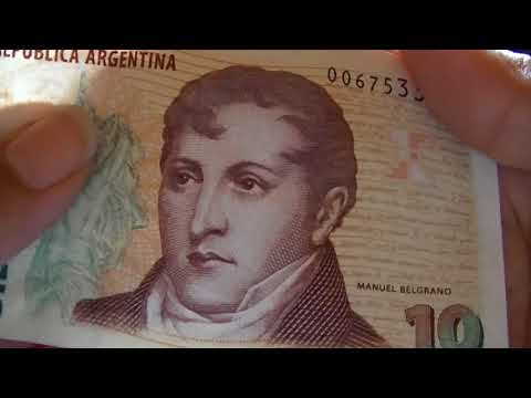 ASMR Billetes Argentinos