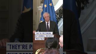 ‘They’re pretending’: EU foreign policy chief Borrell on Gaza truce talks