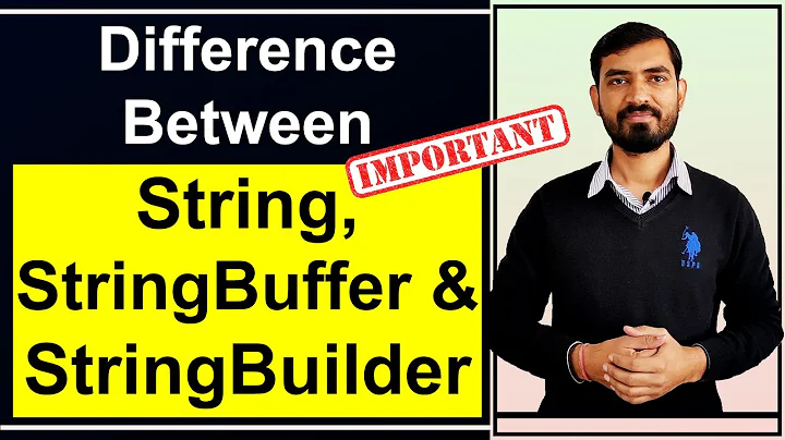Difference Between String StringBuffer and StringBuilder in Java by Deepak