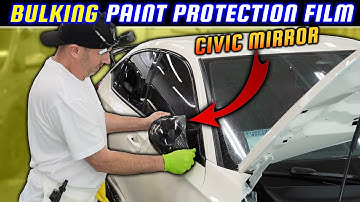 How to Bulk PPF a Side Mirror (One Piece Install) - 2026 Honda Civic