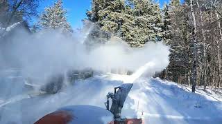 A short snowblowing video.