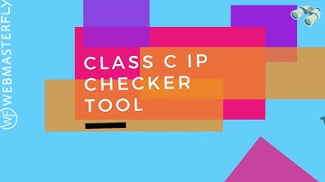 Free Class C IP Checker Tool