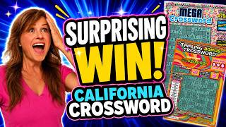 🌟This WIN Saved Me!🌟 California Crossword Lottery Scratch Off Tickets screenshot 3