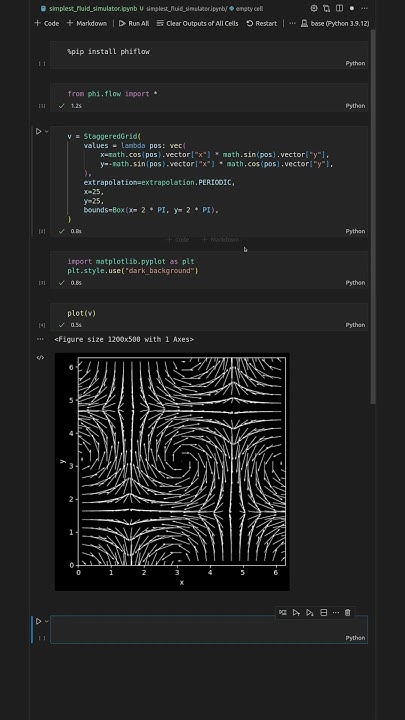 Fastest Fluid Simulation in Python #shorts - YouTube
