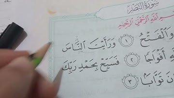 التربية الدينية ، الصف الأول الابتدائى ، الفصل الدراسى الأول ، سورة النصر #مبادئ_إسلامية 