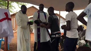 Opening ECS church in Kiryandongo refugee settlement