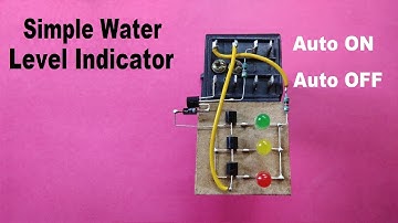 How To Make Simple Water Level Indicator With Automatic Water Pump Controller..[Bengali]