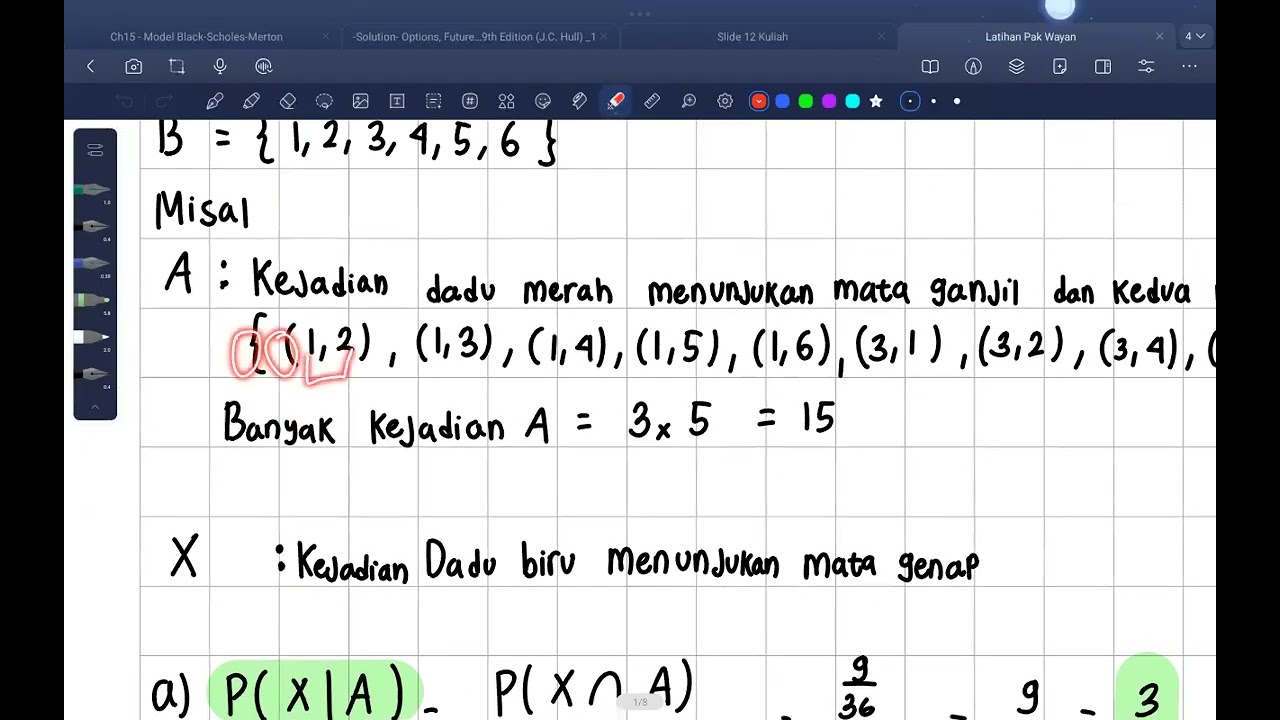 Responsi 3 - Pengantar Teori Peluang