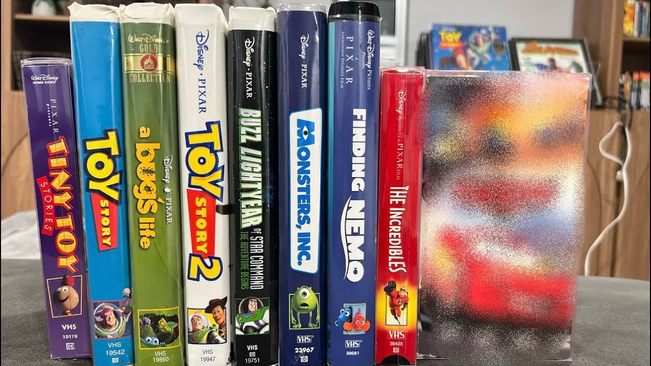 My Complete Pixar VHS Collection *9TAPES*📼[Review] (1995-2007) - YouTube
