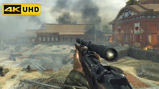 Breaking Point | Ultra High Graphics Gameplay [4K 60Fps Uhd] Call Of Duty World At War