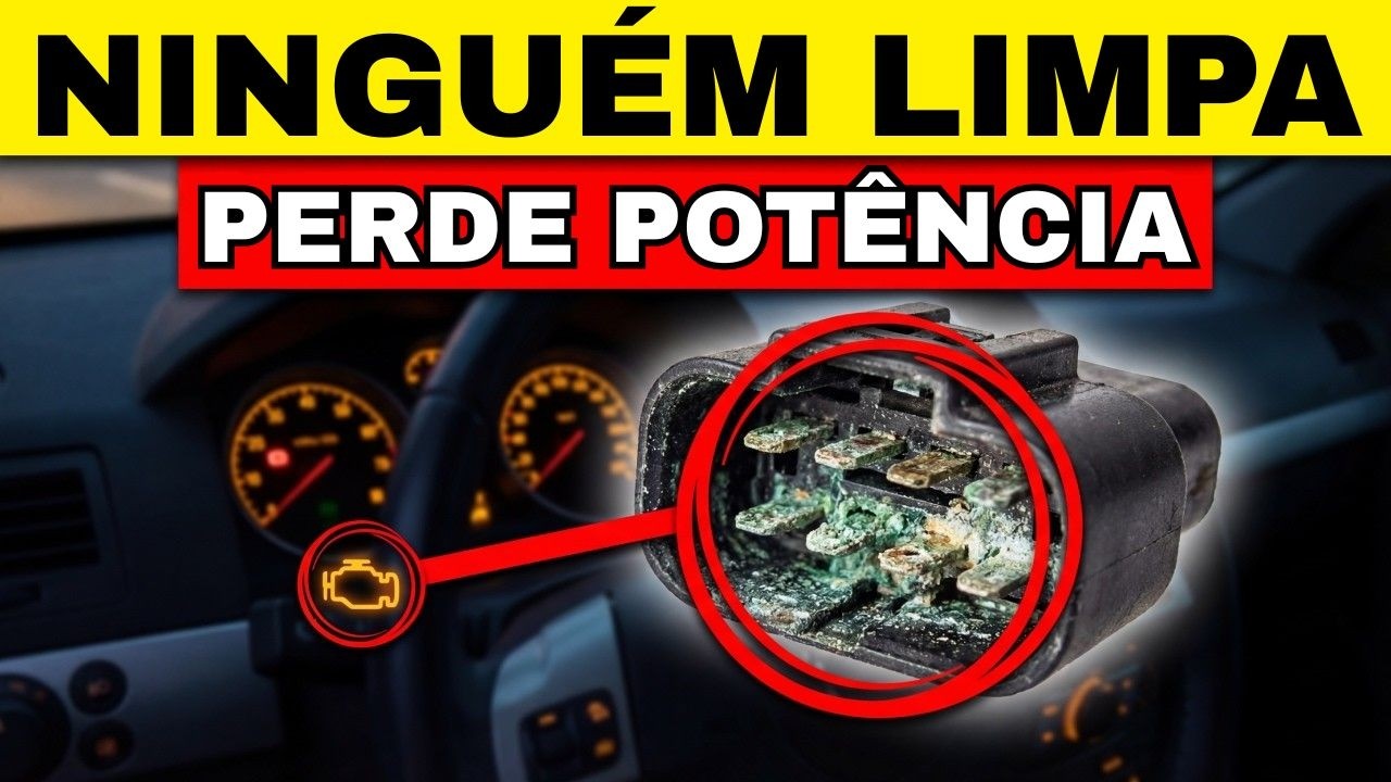 Ninguém Limpa Este Conector e Por Isso o Seu Carro Perde Potência