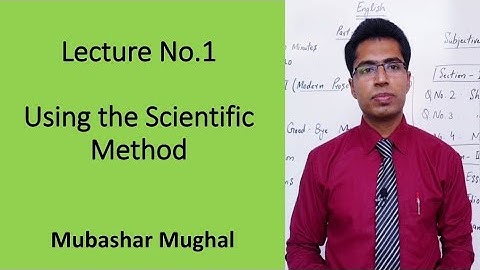 Using the Scientific Method | Darrel Barnard & Lon Edwards | Mubashar  Mughal