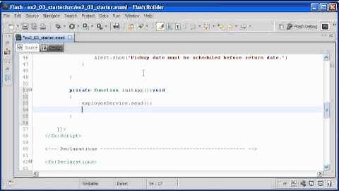 Flex in a Week :: v2 03 Event Listeners