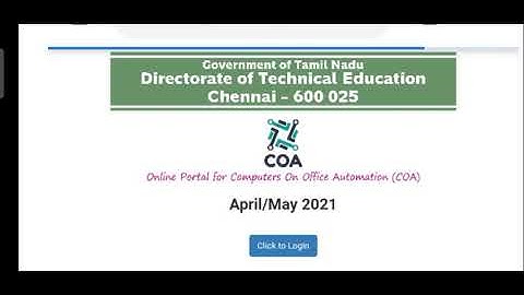 coa exam 2021 application release 2021 apply online How To Private Apply