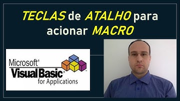 TECLA de ATALHO para EXECUTAR MACRO em Planilha Excel VBA