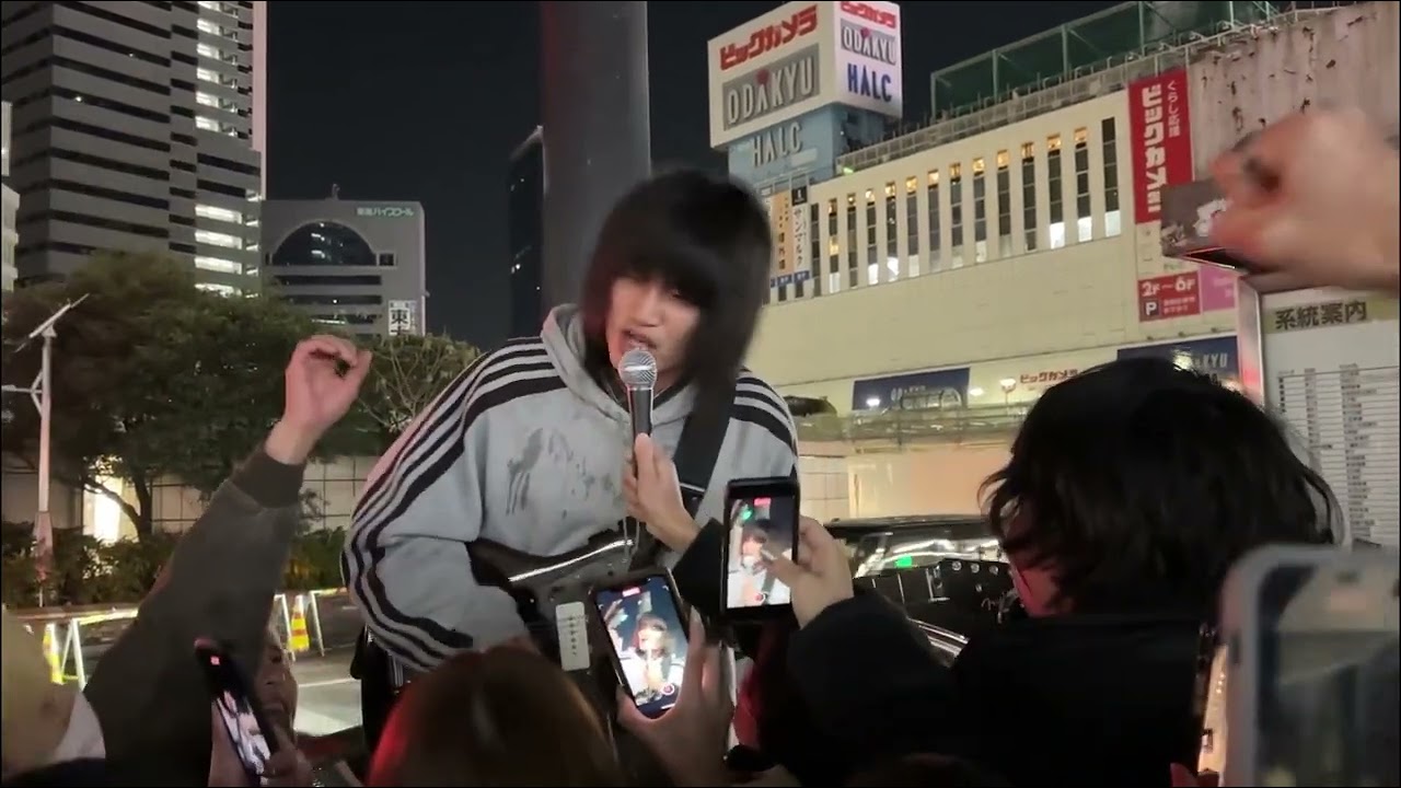 夜間通用口/PK shampoo」新宿路上ライブ 2022.12.31 - YouTube