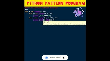#python 54 To Print Alphabet Pattern Program In Python | Computer Programming | #shorts #coding