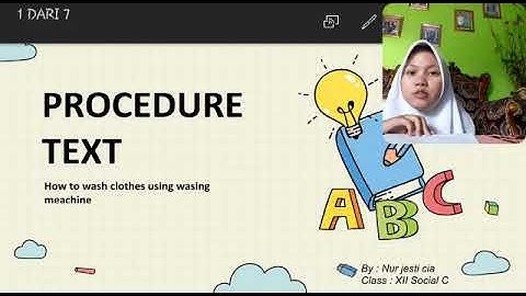 PROCEDURE TEXT (Ujian praktek bahasa inggris)