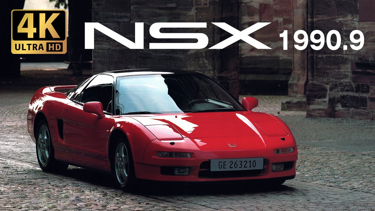 Honda NSX 公式カタログ 4K Car Catalog】HONDA NSX 1990 高画質旧車カタログ - YouTube
